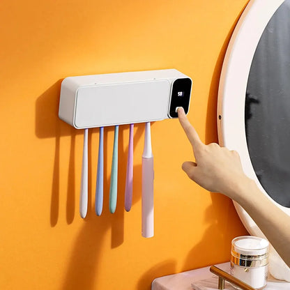 UV Toothbrush Sterilizer Rechargeable For Bathroom