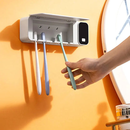 UV Toothbrush Sterilizer Rechargeable For Bathroom